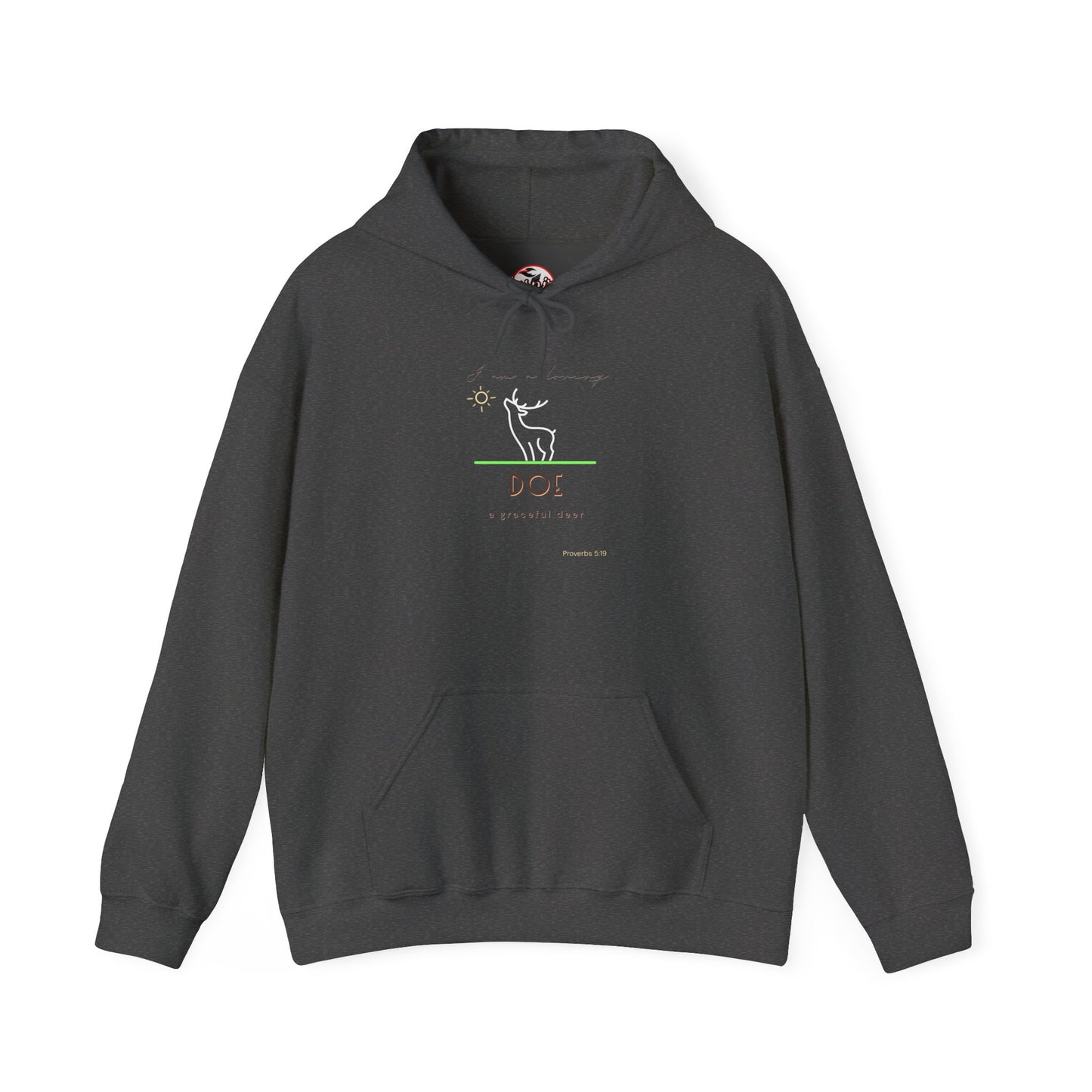 "Loving Doe" Inspirational Hooded Sweatshirt