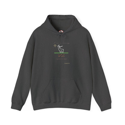 "Loving Doe" Inspirational Hooded Sweatshirt