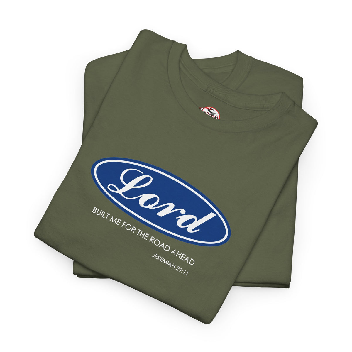 Lord Built Me Inspirational Crewneck T-Shirt