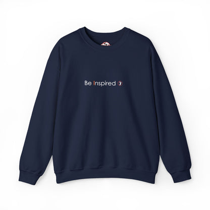"Be Inspired" Embroidered Crewneck Sweatshirt