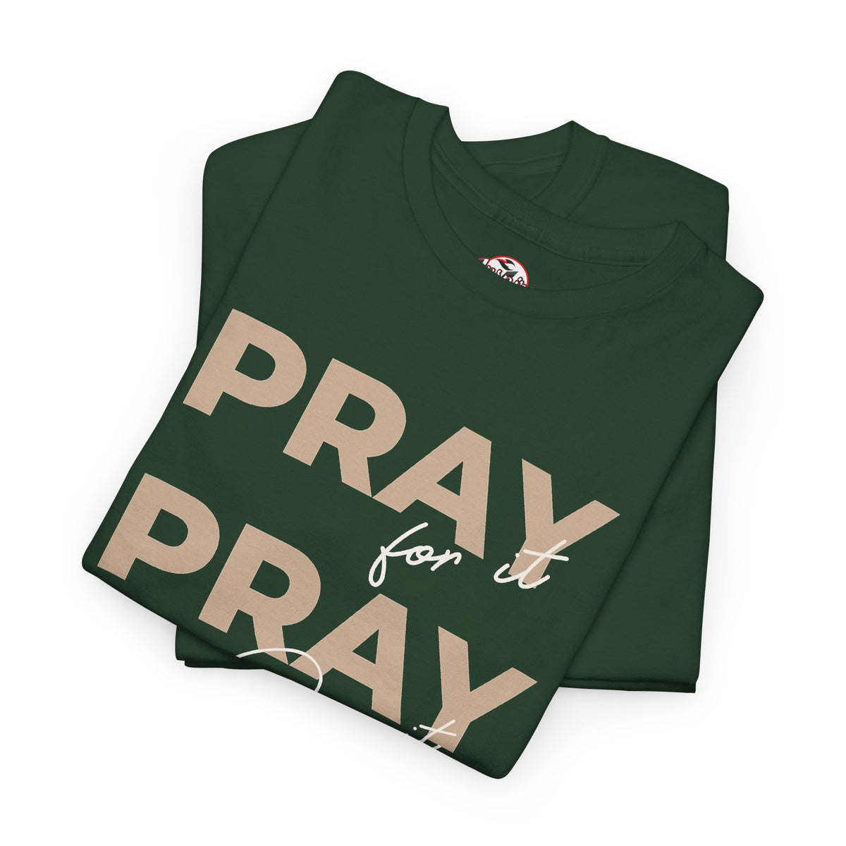 "Pray for it, Pray over it, Pray through it" Motivational Graphic T-Shirt