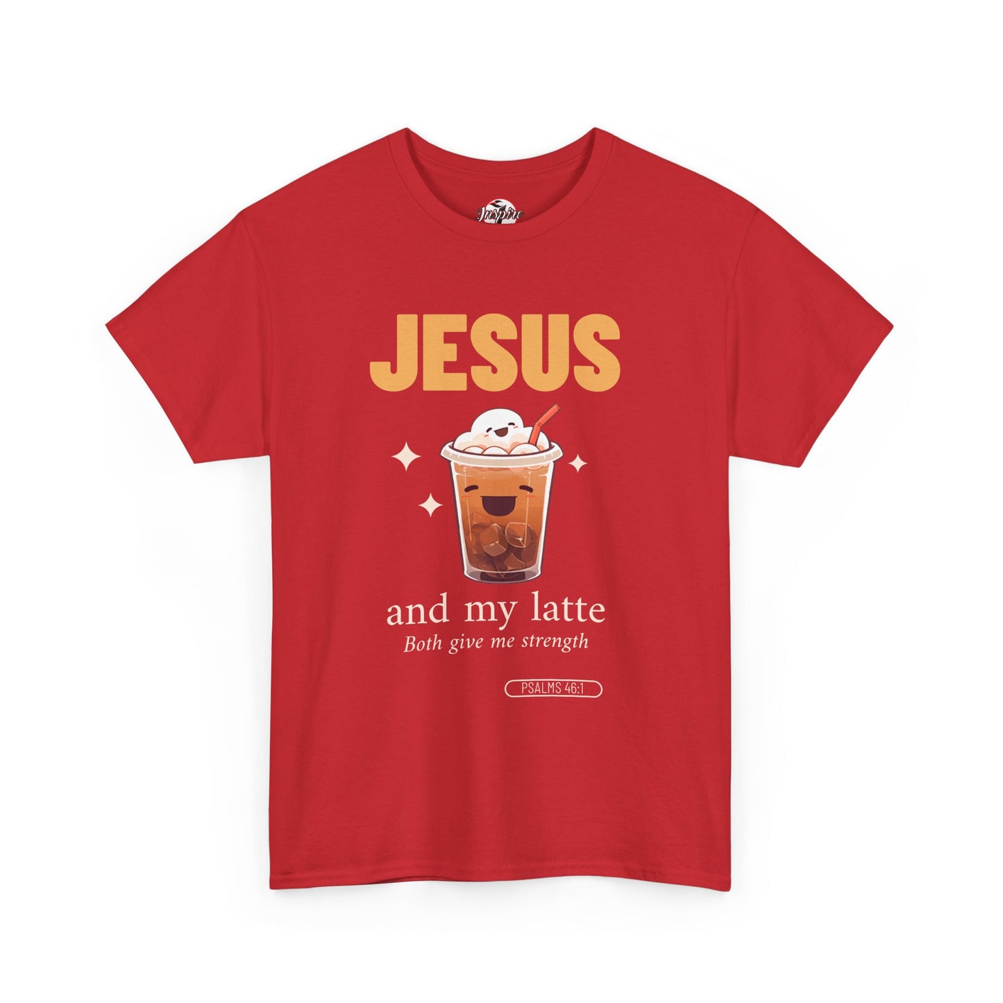 “Jesus and My Latte” Faith & Coffee Unisex Graphic Tee