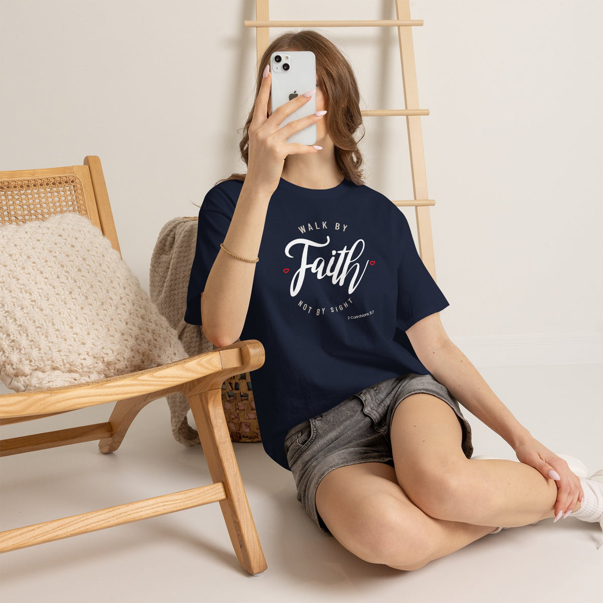 "Walk By Faith, Not By Sight" Motivational T-Shirt