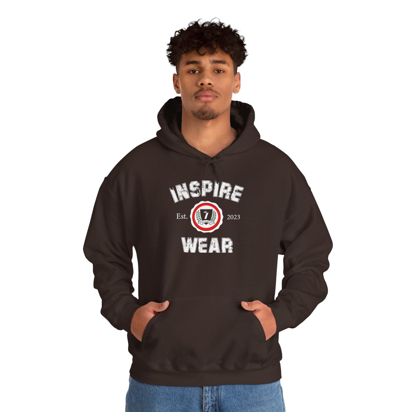 Inspire Wear Athletic Logo Hooded Sweatshirt