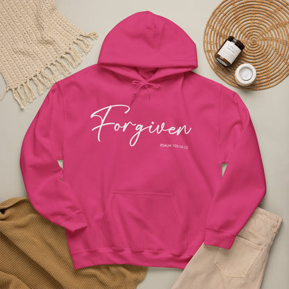 "Forgiven" Inspirational Pullover Hoodie