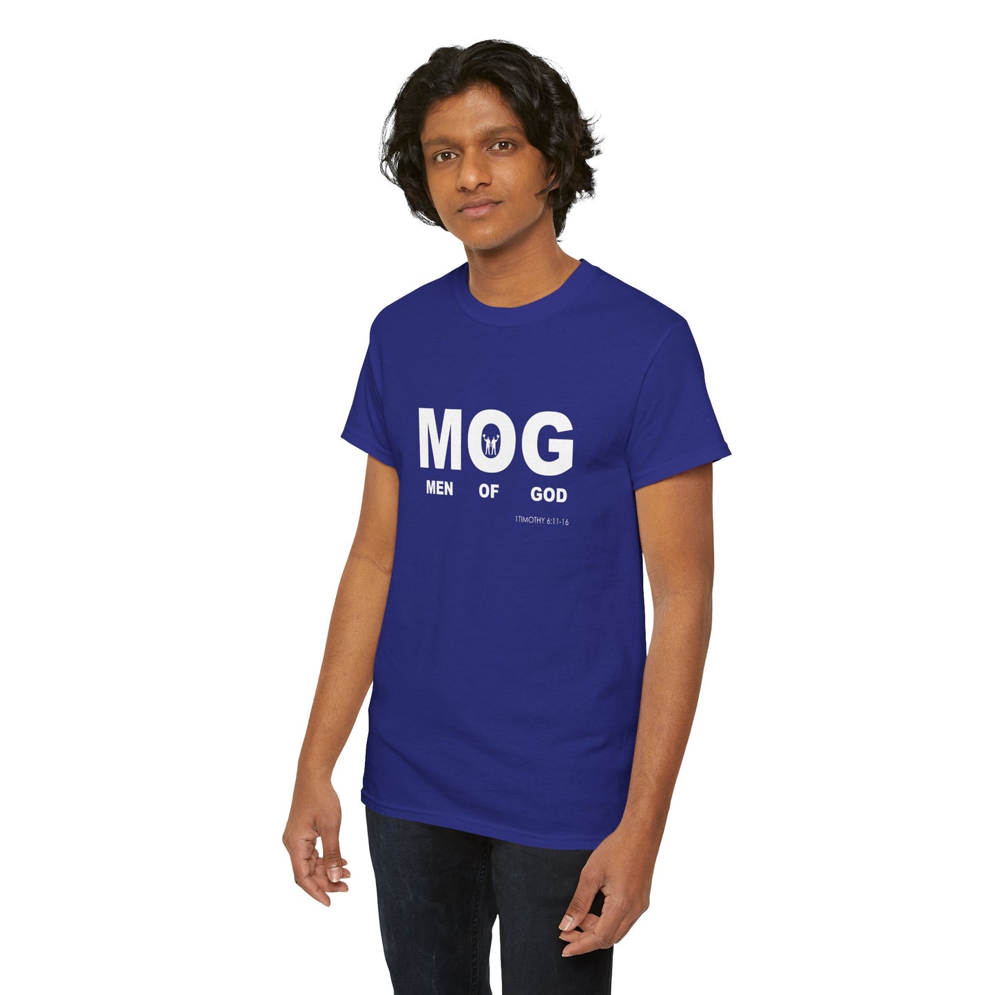 "MOG" Men of God Faith Based Graphic T-Shirt - Unisex Heavy Cotton Tee