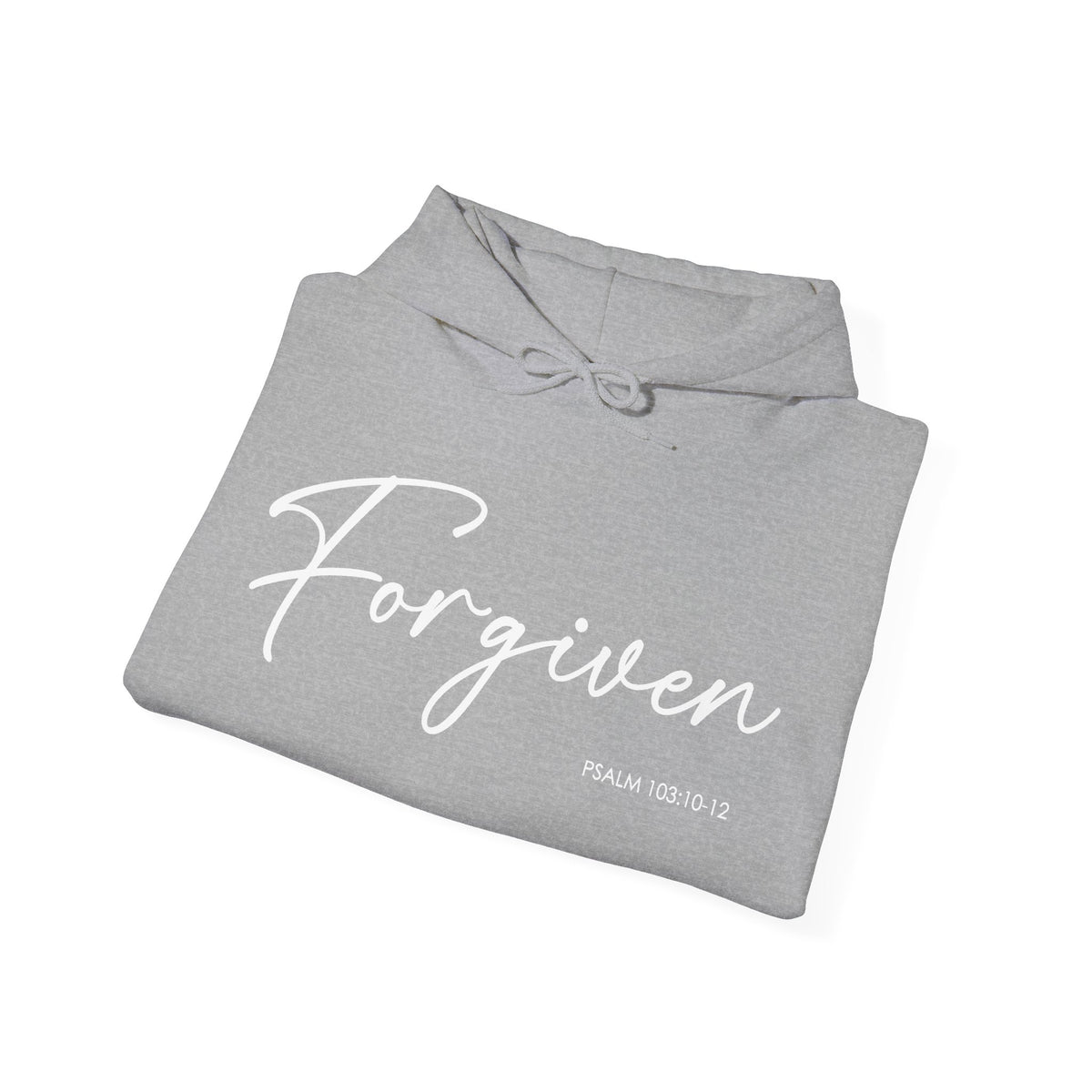 "Forgiven" Inspirational Pullover Hoodie