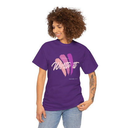 "Totally Worth It" Women's Motivational Graphic T‑Shirt
