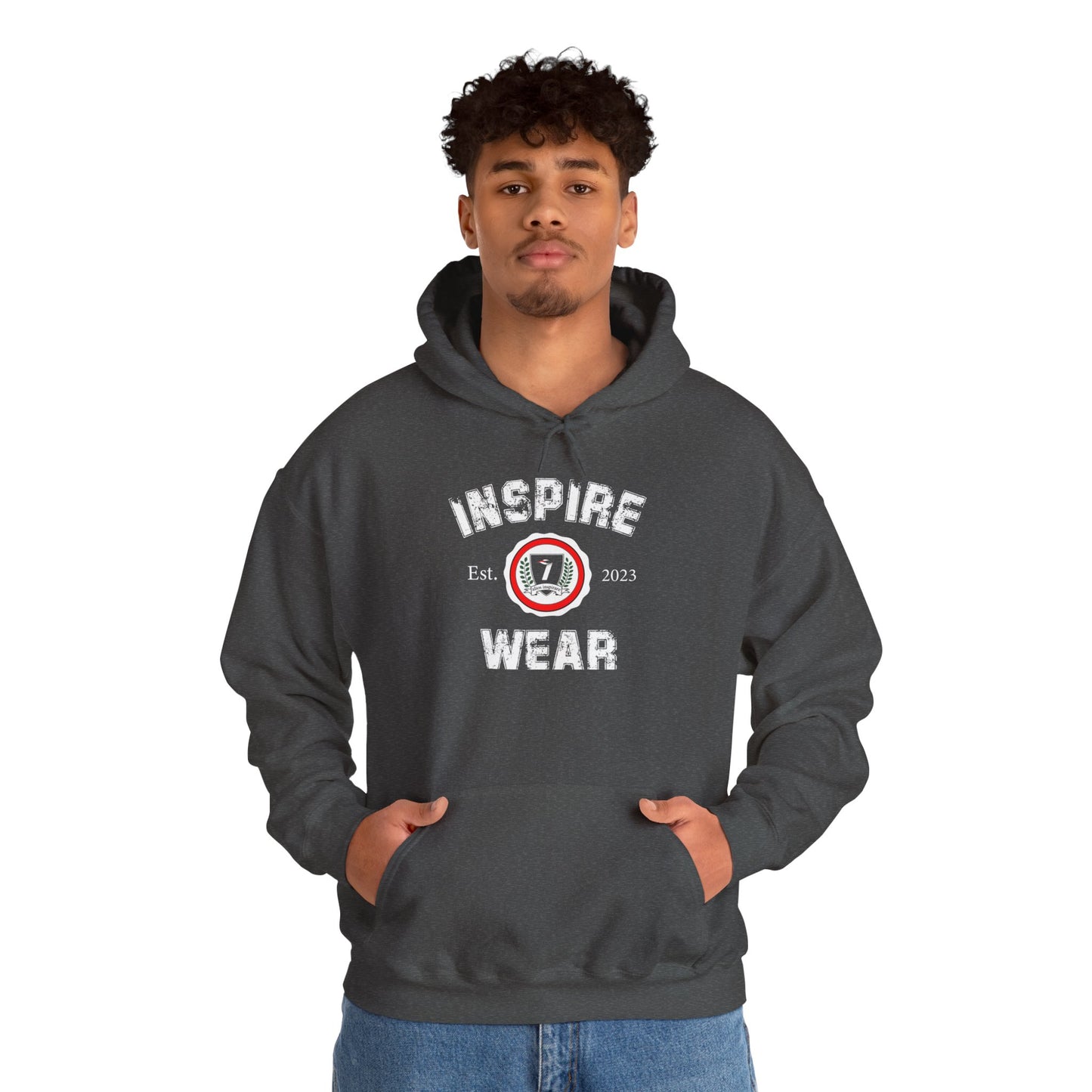 Inspire Wear Athletic Logo Hooded Sweatshirt