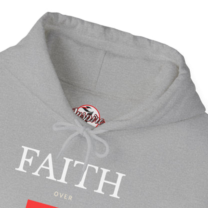 "Faith Over Fear" Inspirational Pullover Hoodie