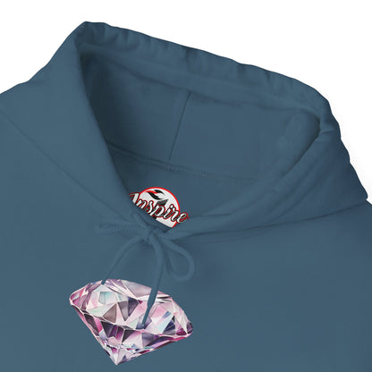 "No Pressure, no Diamond" Women's Heavy Blend™ Hooded Sweatshirt