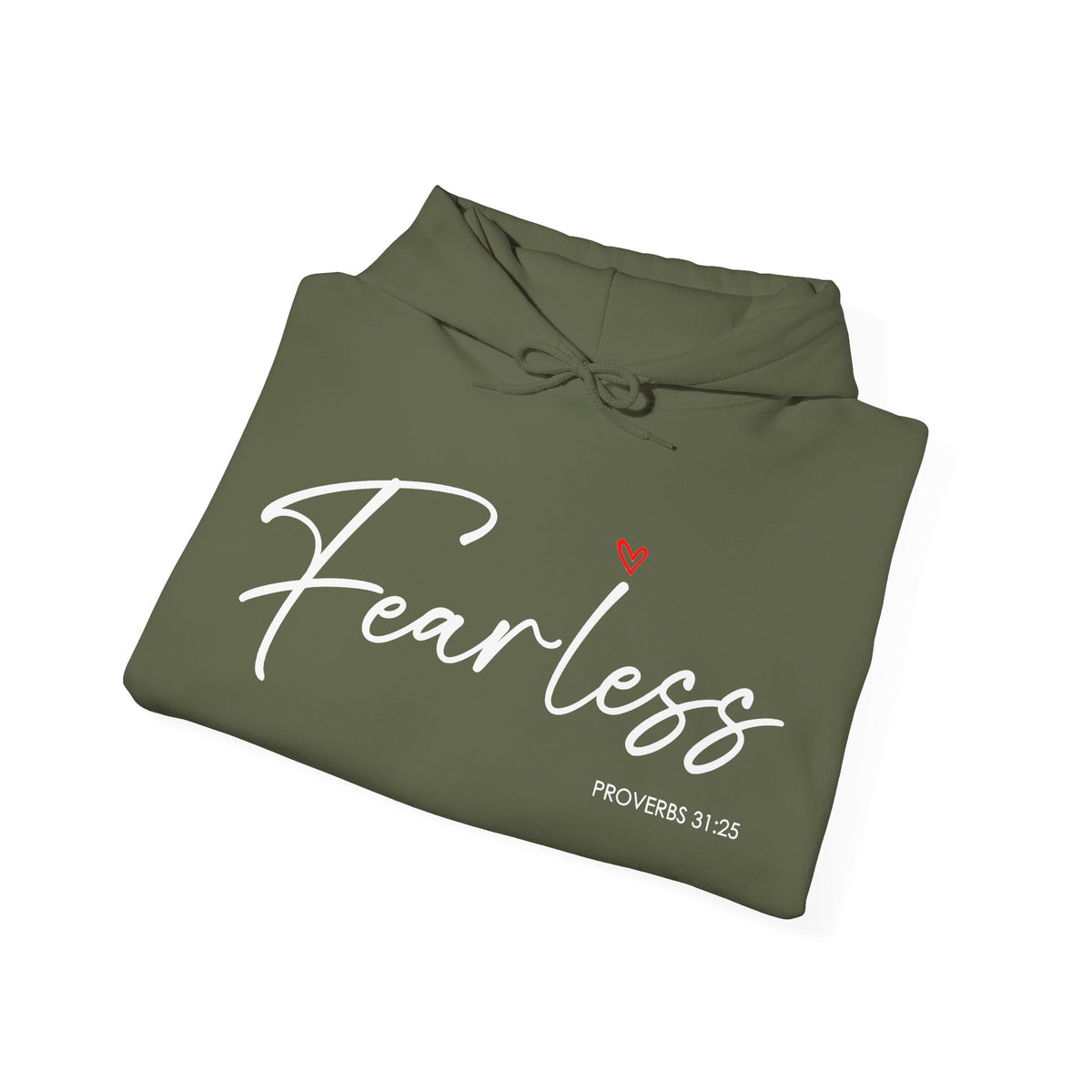 "Fearless" Inspirational Pullover Hoodie