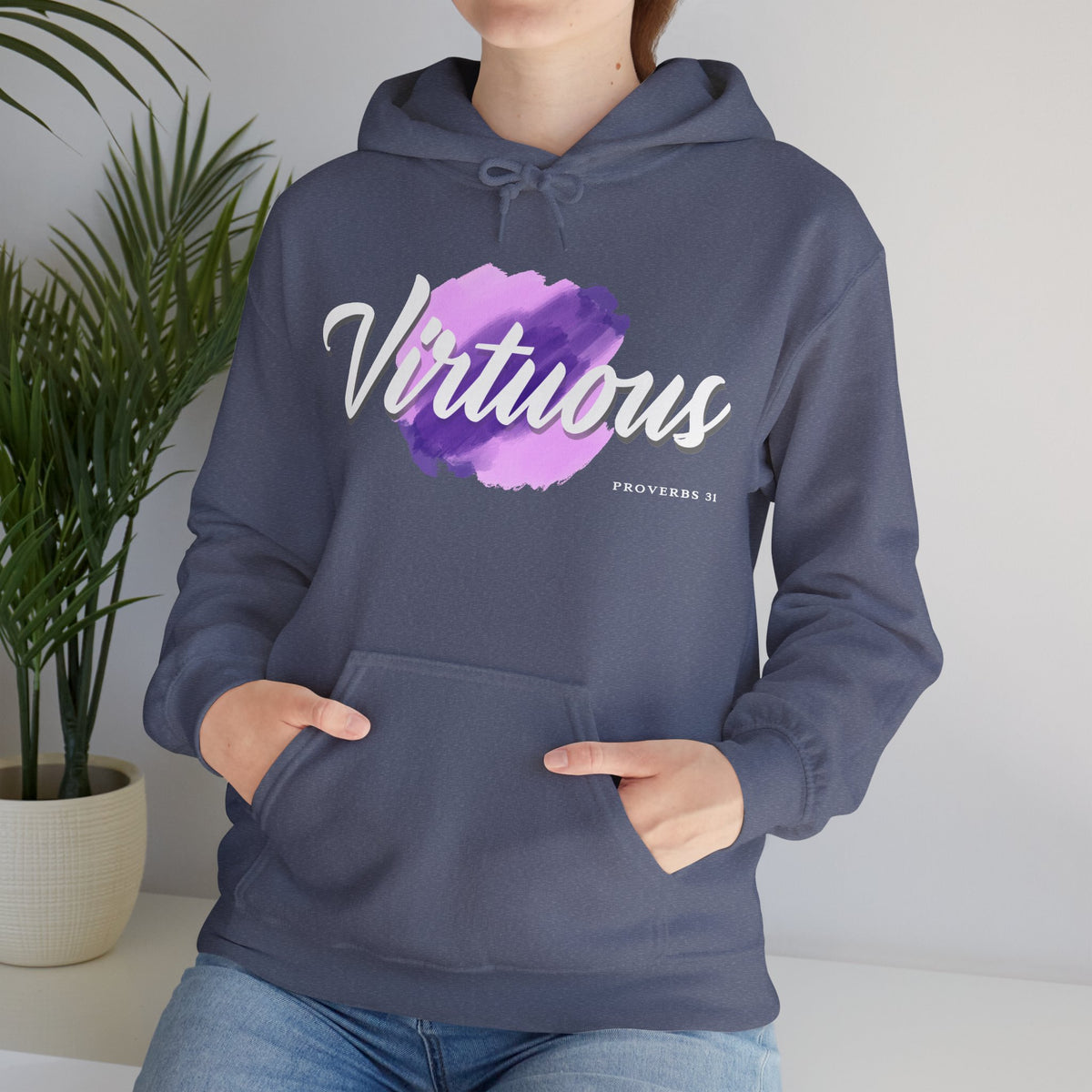 "Virtuous" Affirmation Pullover Hoodie