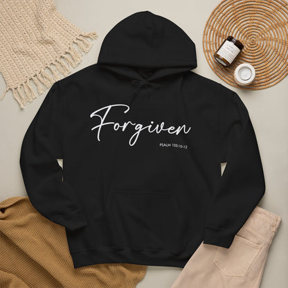 "Forgiven" Inspirational Pullover Hoodie