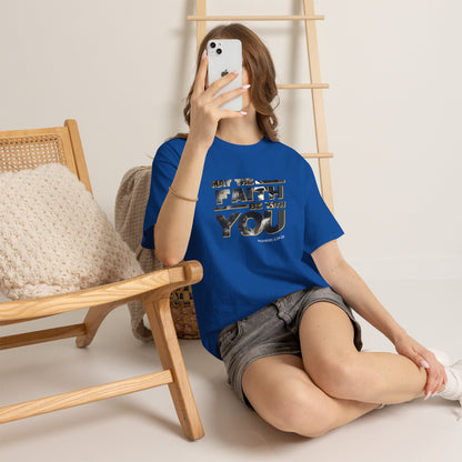 "May The Faith Be With You" Inspirational Graphic T‑Shirt