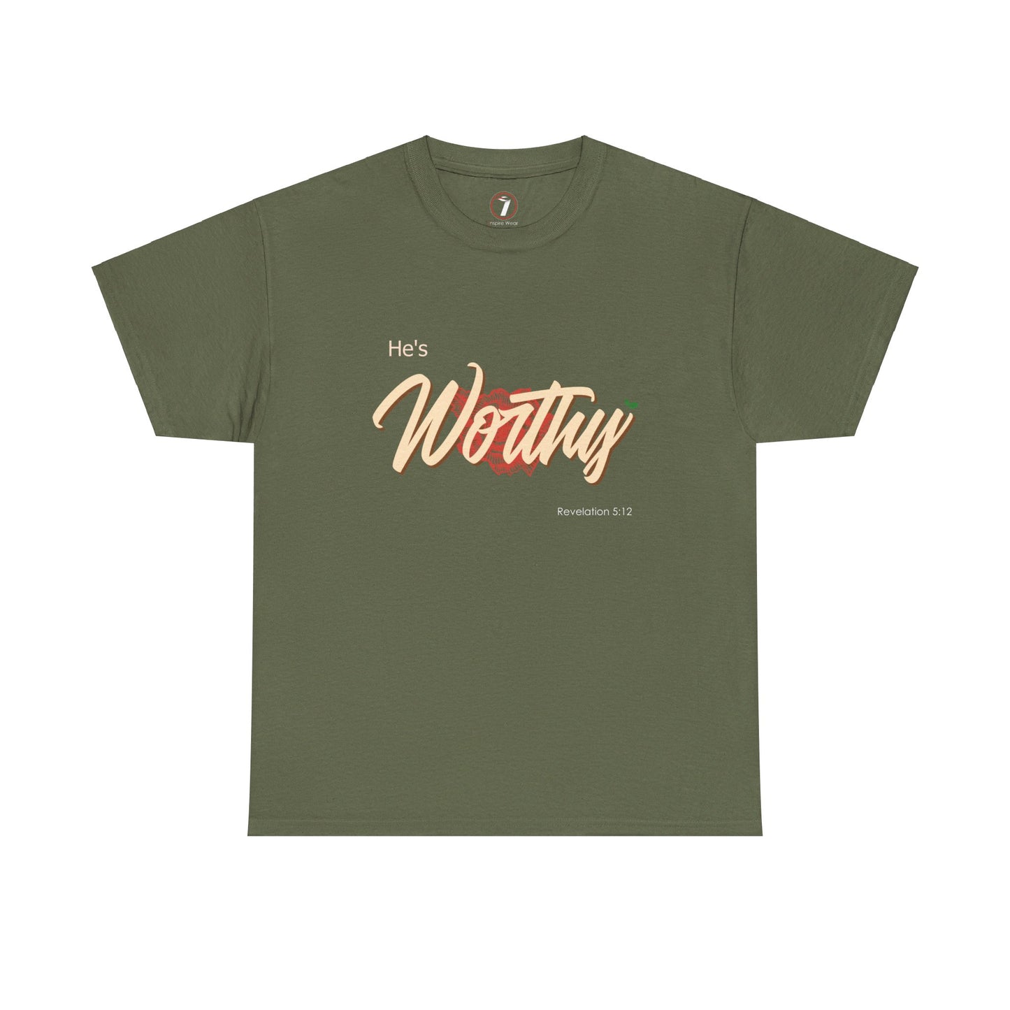 He's Worthy Unisex Heavy Cotton Tee