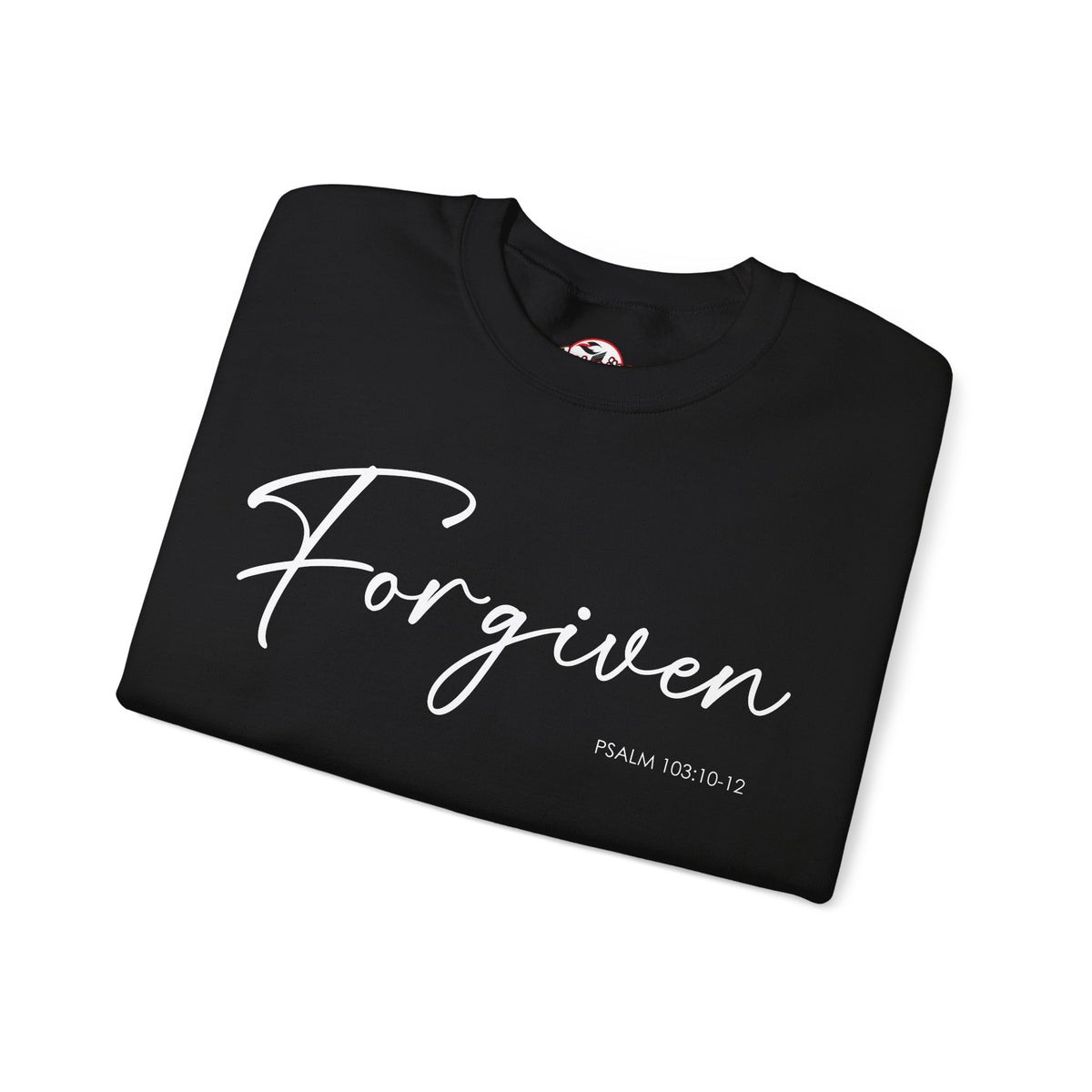 "Forgiven" Inspirational Pullover Crewneck Sweatshirt
