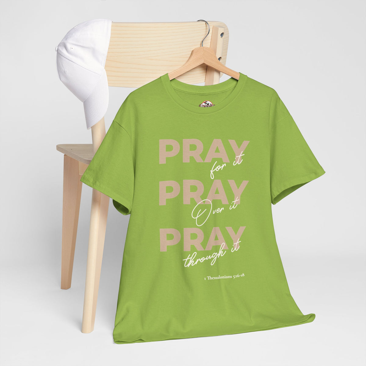 "Pray for it, Pray over it, Pray through it" Motivational Graphic T-Shirt