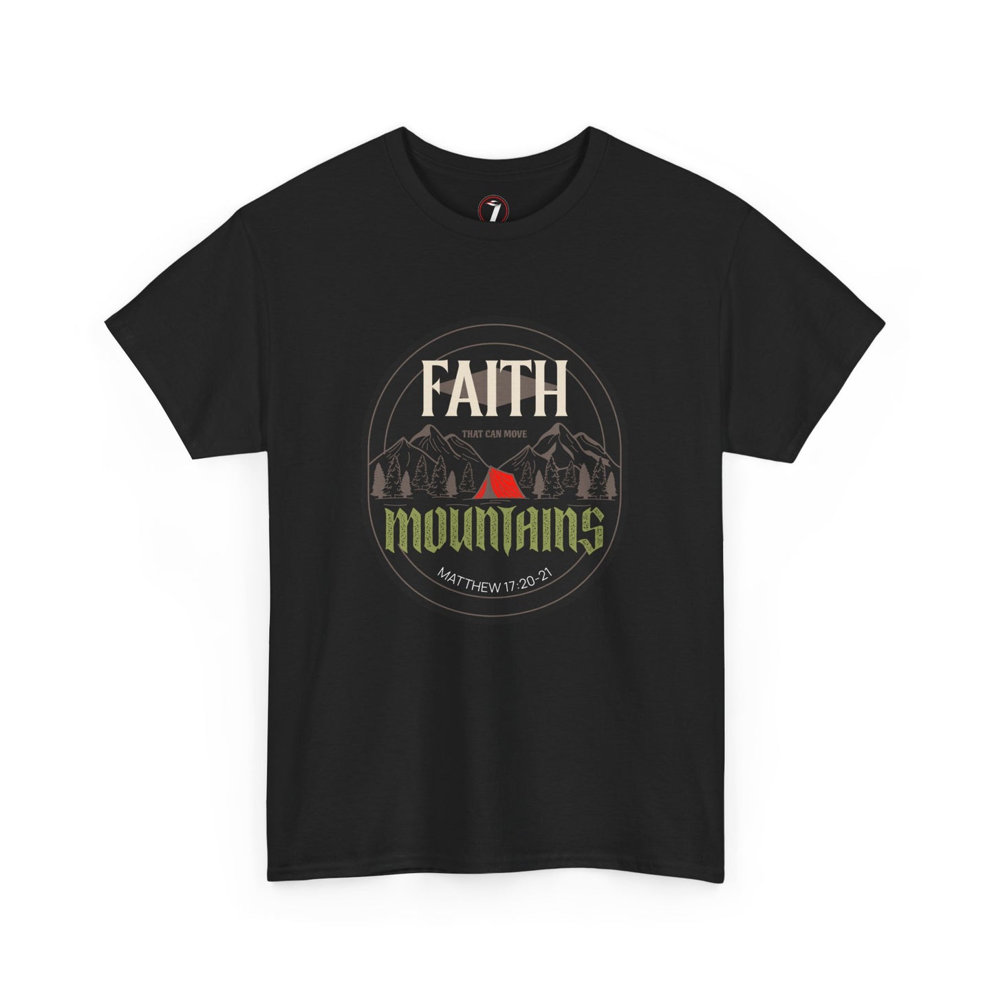 Mountain Moving Faith Unisex Heavy Cotton Tee