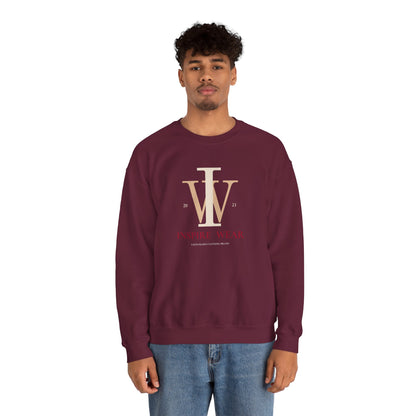 Inspire Wear IW Monogram Logo Crewneck Sweatshirt