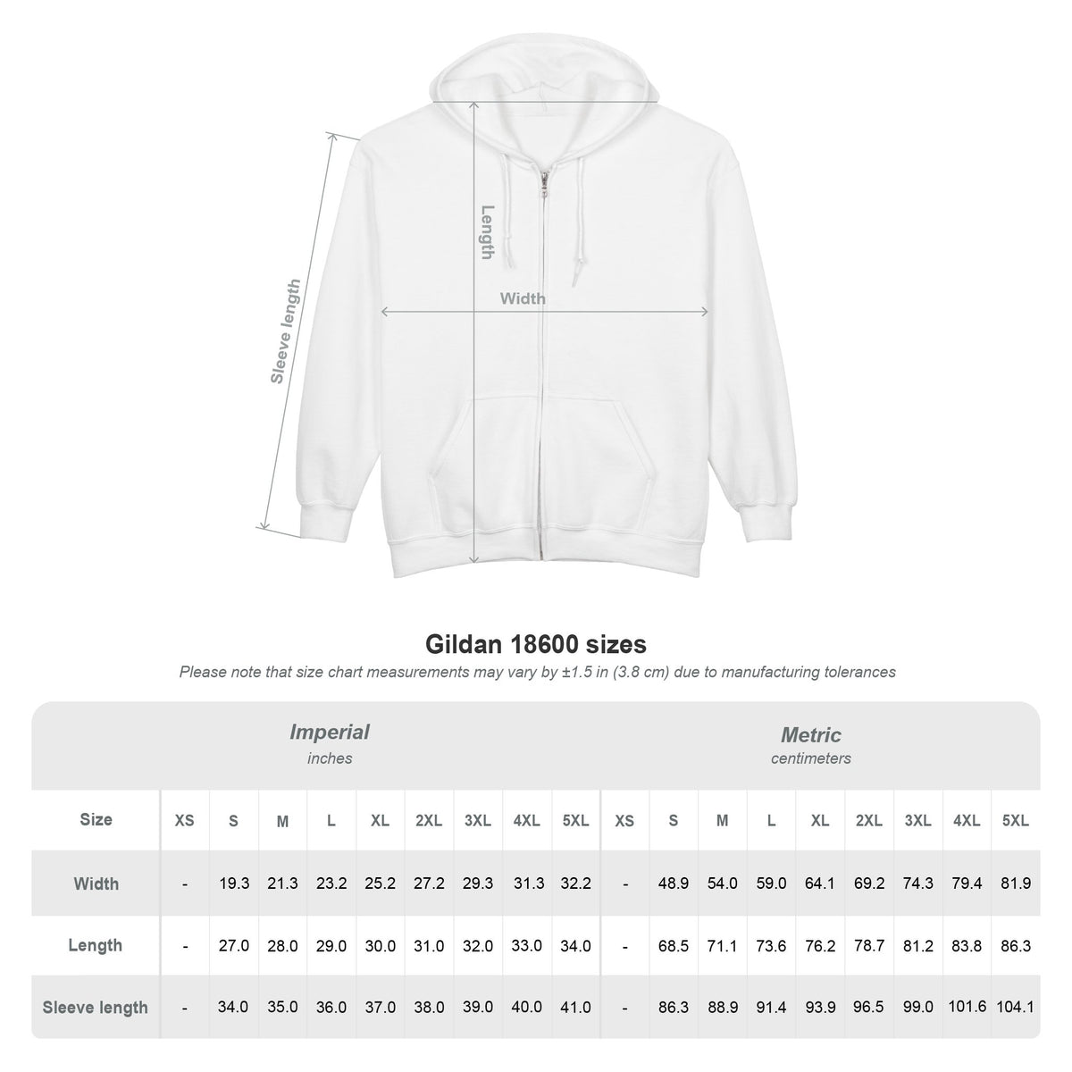 Inspire Logo Motivational Full Zip Hoodie