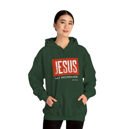 "Jesus My Redeemer" Inspirational Pullover Hoodie