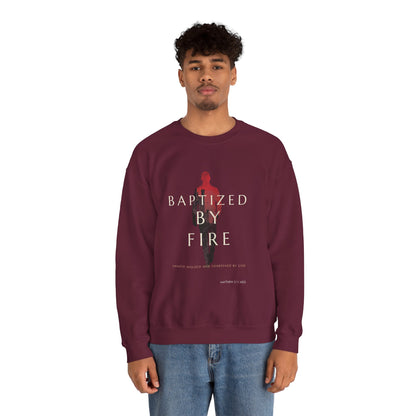 Baptized By Fire Unisex Crewneck Sweatshirt