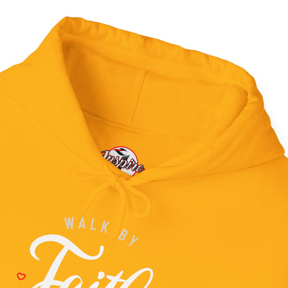"Walk by Faith Not by Sight" Motivational Pullover Hoodie
