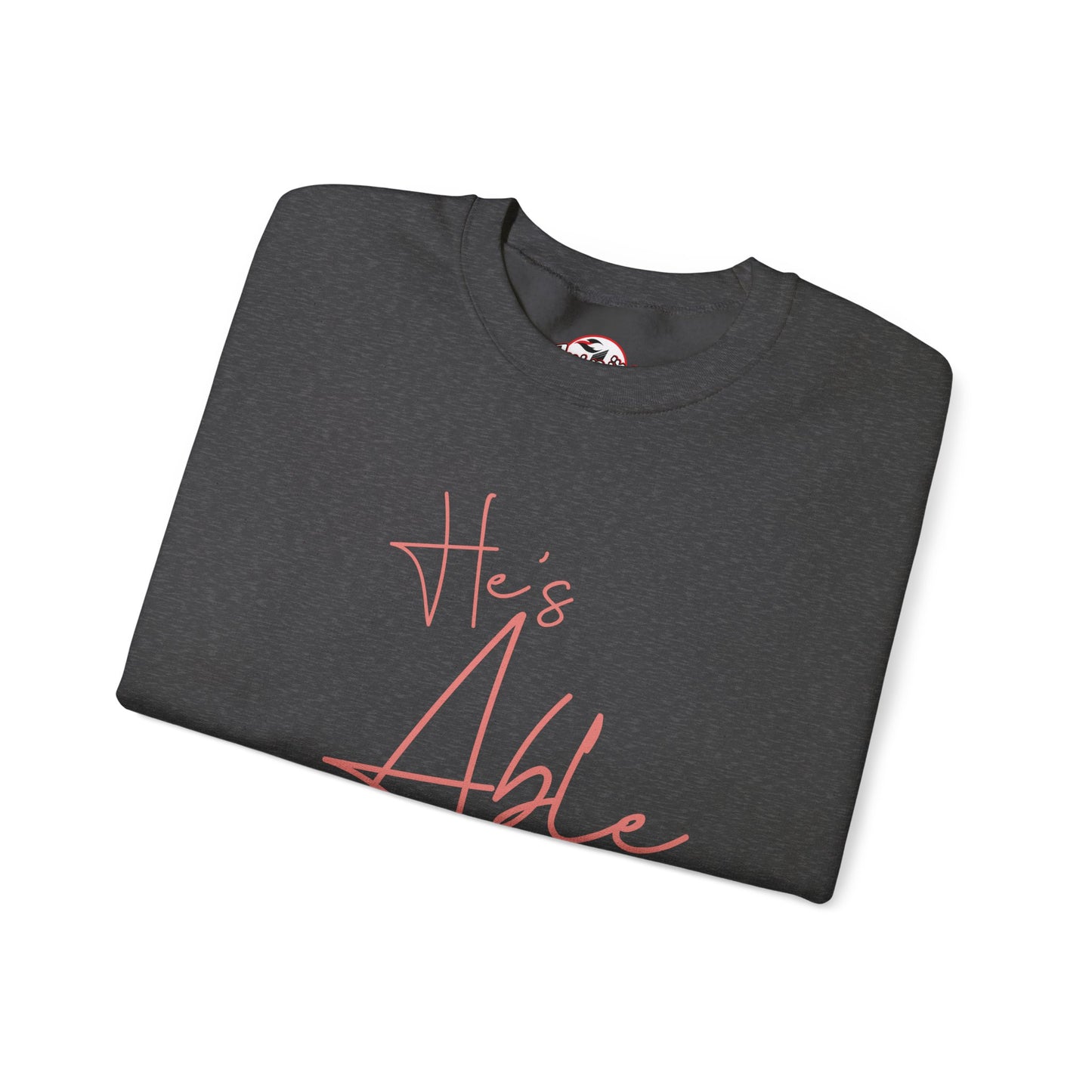 "He's Able" Women's Inspirational Crewneck Sweatshirt