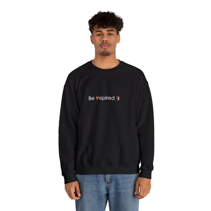 "Be Inspired" Embroidered Crewneck Sweatshirt