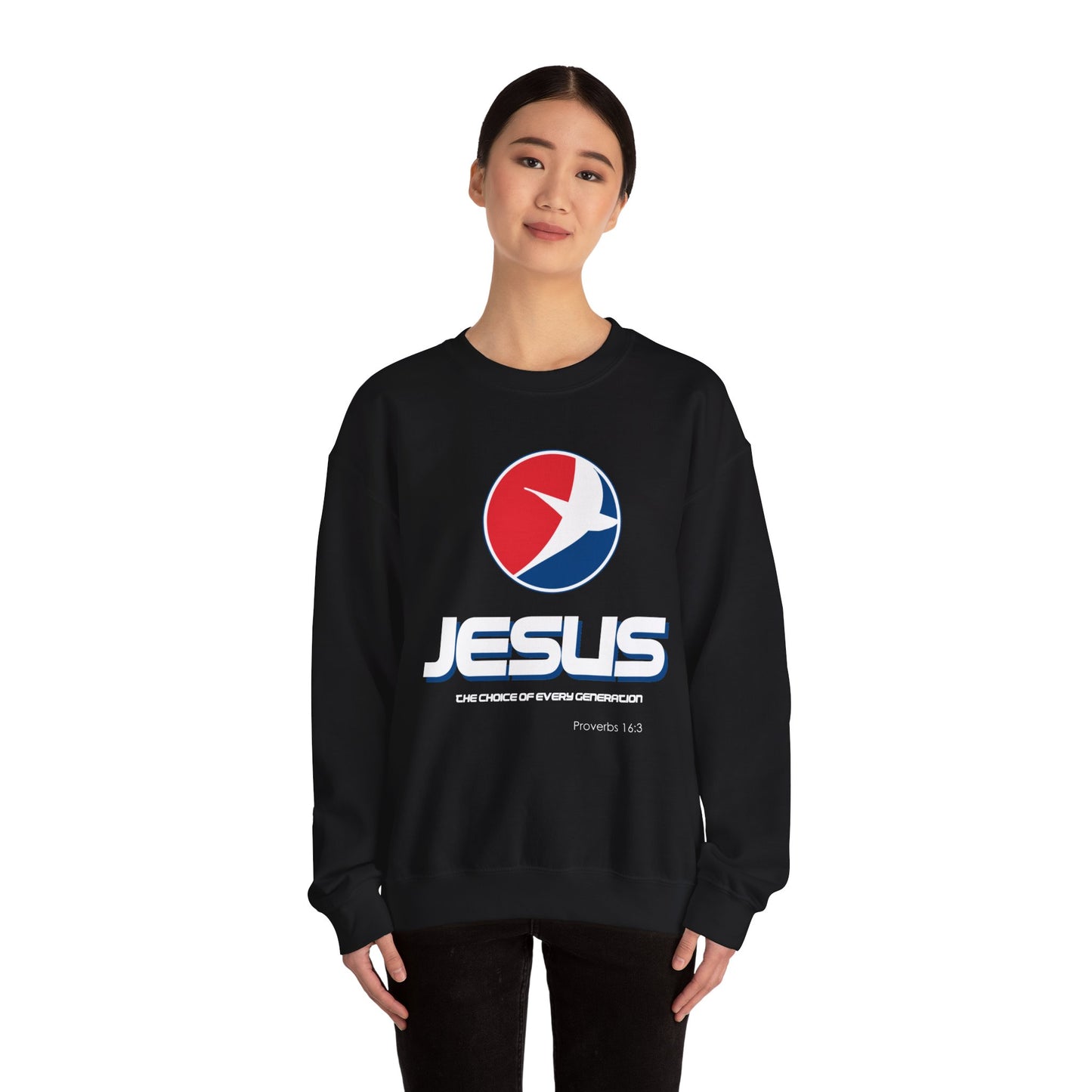 "Jesus: One Choice of Every Generation" Crewneck Sweatshirt