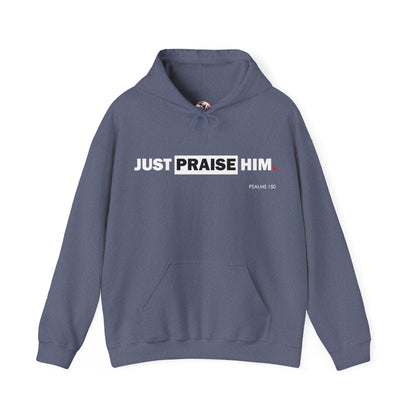 "Just Praise Him" Motivational Graphic Pullover Hoodie