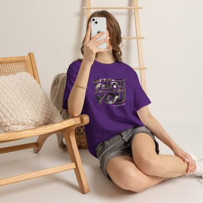 "May The Faith Be With You" Inspirational Graphic T‑Shirt