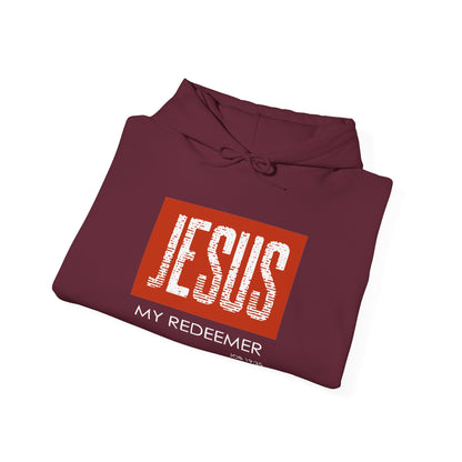 "Jesus My Redeemer" Inspirational Pullover Hoodie