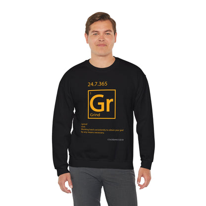 Grind 24/7/365 Motivational Element Crewneck Sweatshirt