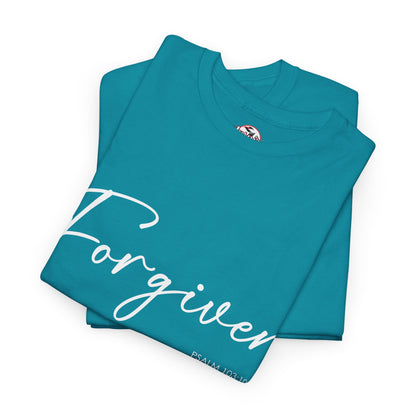 "Forgiven" Womens Christian Faith T-Shirt