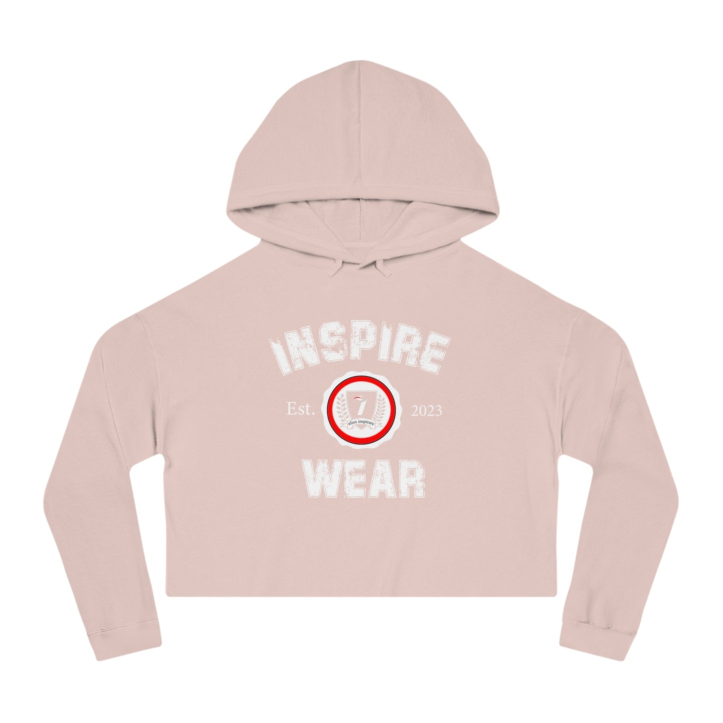 Inspire Wear Women’s Cropped Hooded Sweatshirt