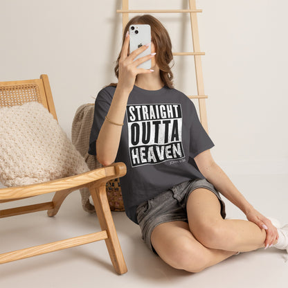 Straight Outta Heaven Unisex Inspirational Graphic T-Shirt