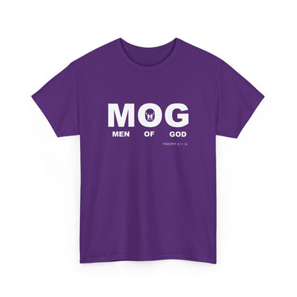 "MOG" Men of God Faith Based Graphic T-Shirt - Unisex Heavy Cotton Tee