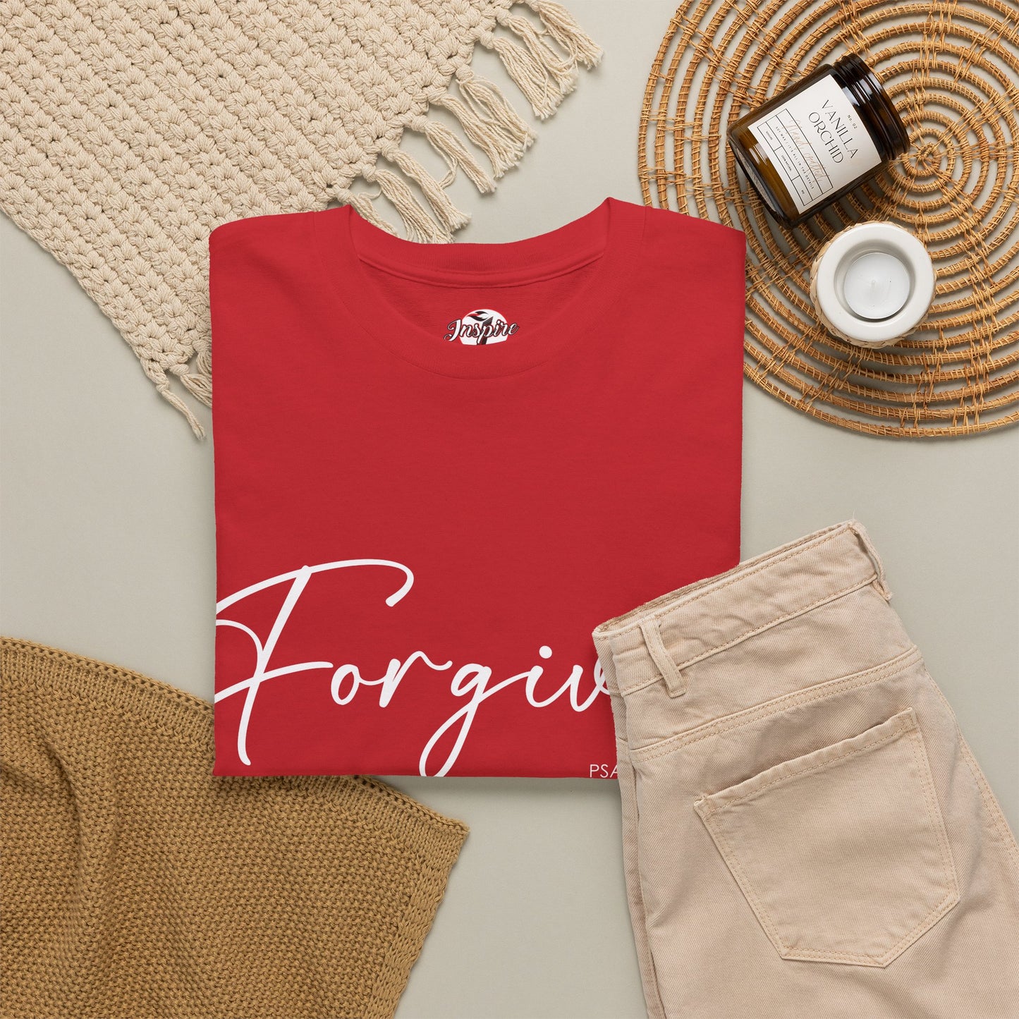 "Forgiven" Womens Christian Faith T-Shirt