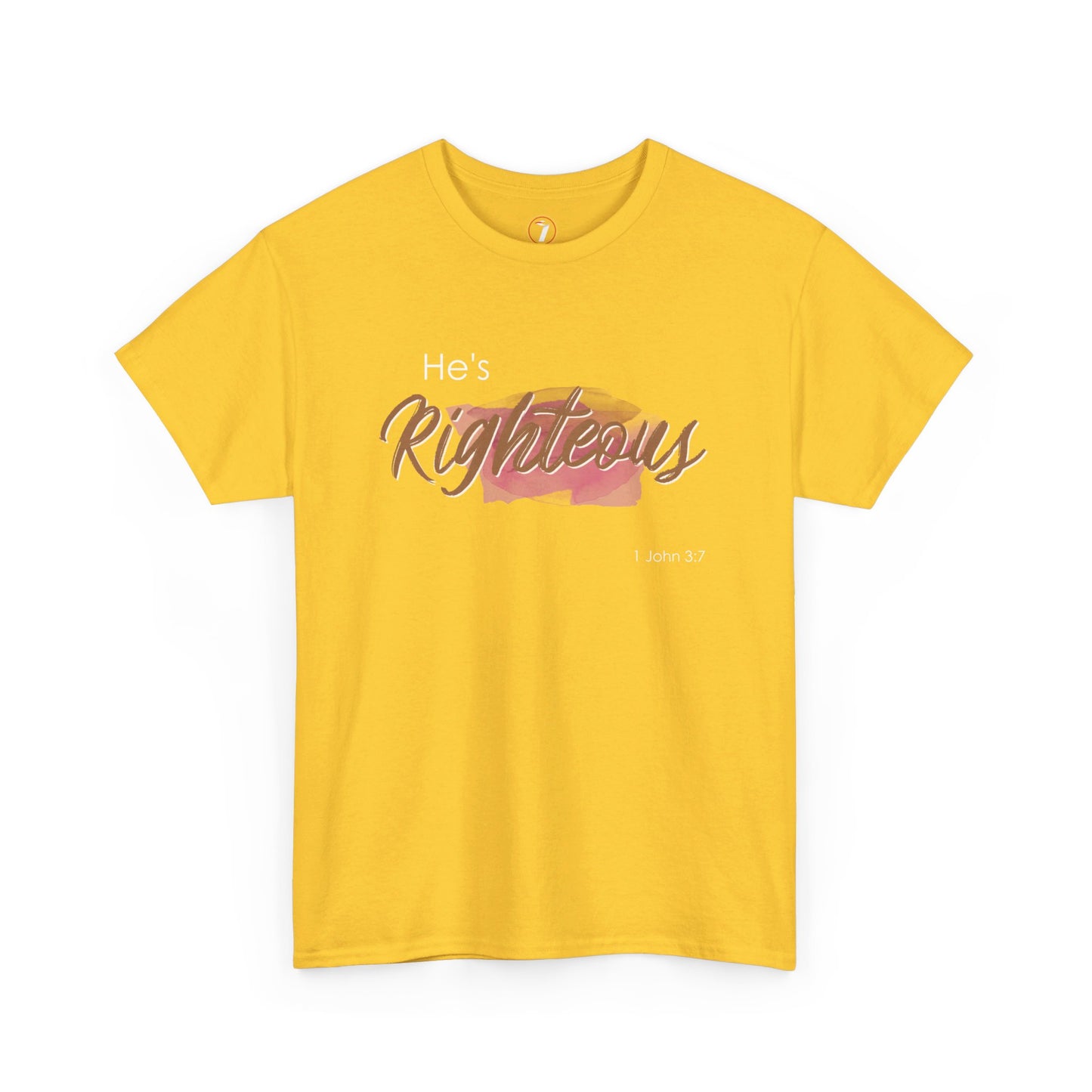 He's Righteous Unisex Heavy Cotton Tee