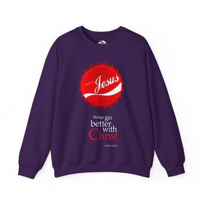 "Things Go Better with Christ" Crewneck Sweatshirt