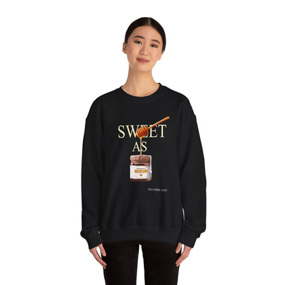 "Pleasant Words" Women's Inspirational Crewneck Sweatshirt