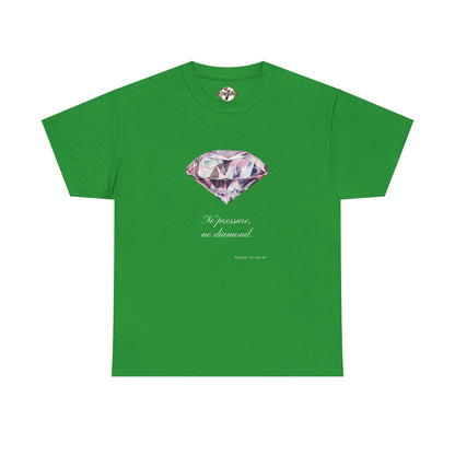 "No Pressure, No Diamond" Women's Inspirational Graphic T-Shirt