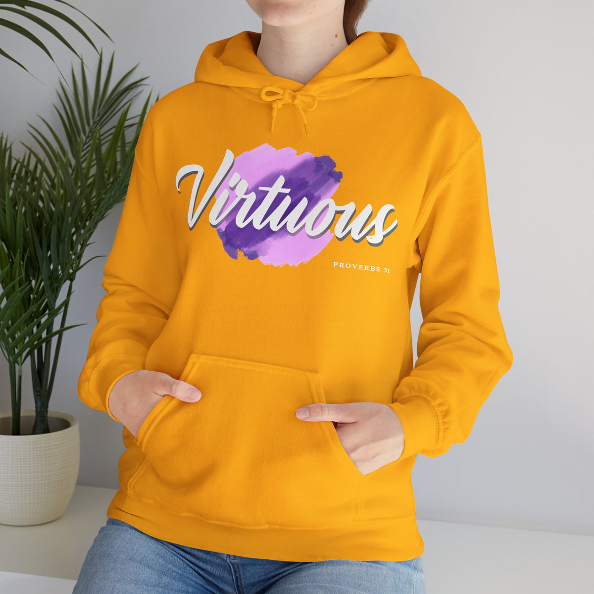 "Virtuous" Affirmation Pullover Hoodie