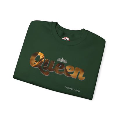 "Queen" Women's Inspirational Pullover Sweatshirt