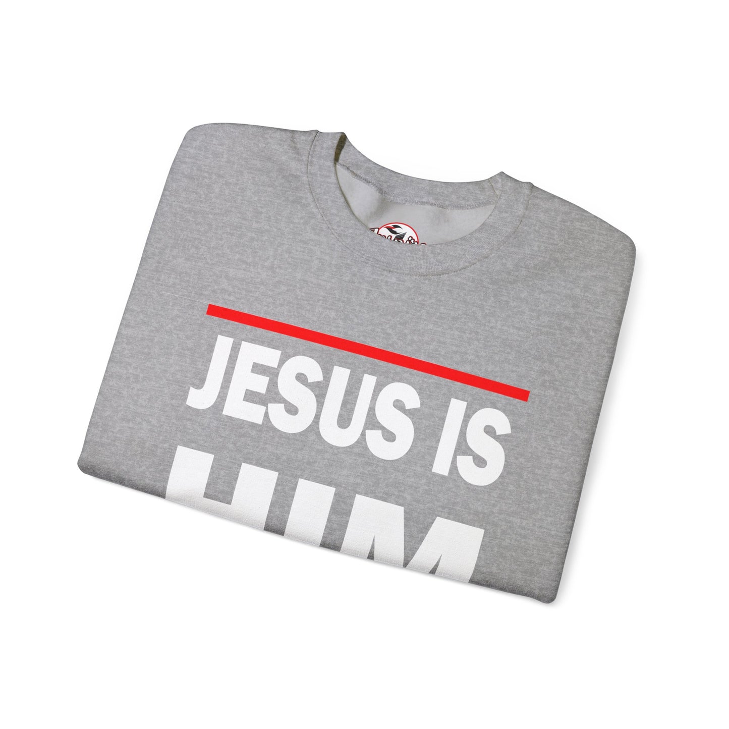 "Jesus Is Him" Inspirational Crewneck Sweatshirt