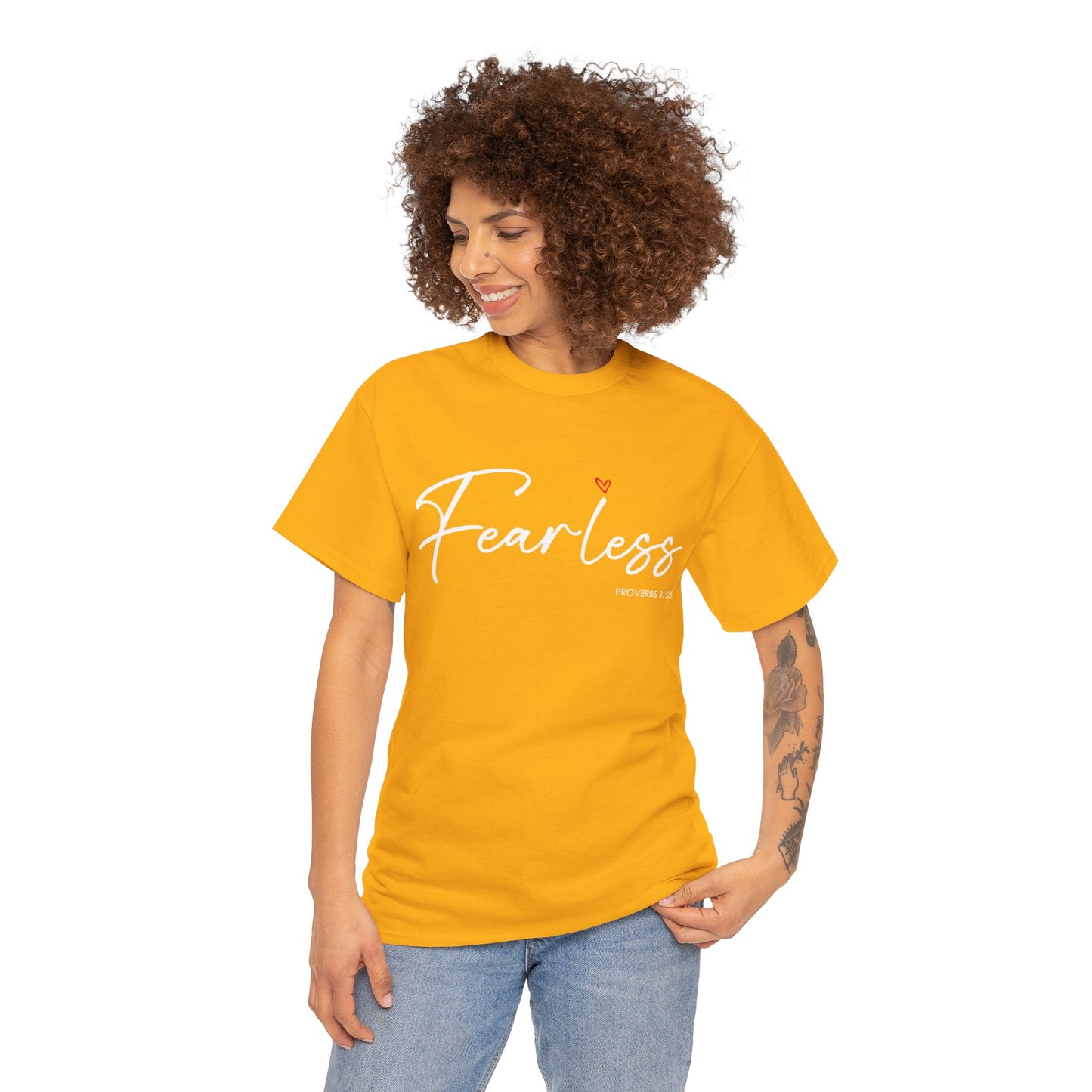 "Fearless" Inspirational Graphic T-Shirt