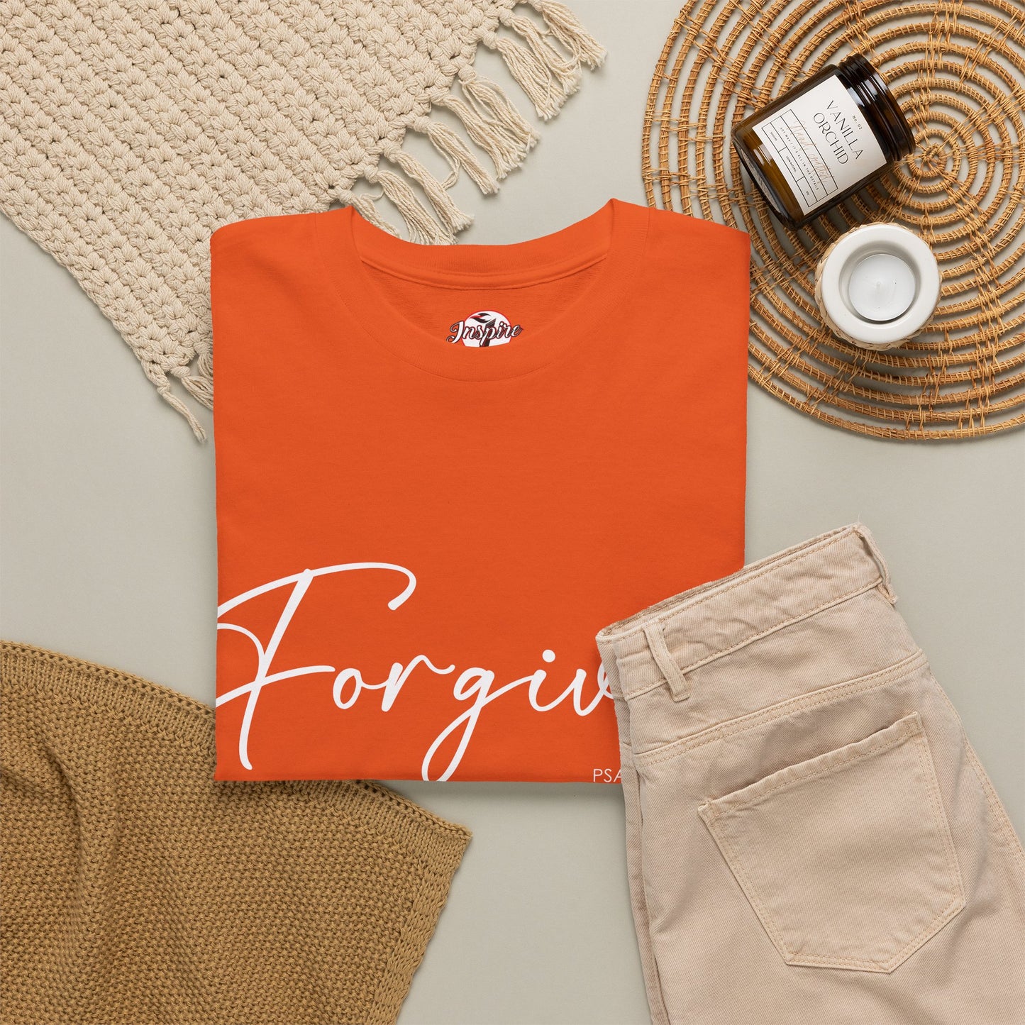 "Forgiven" Womens Christian Faith T-Shirt