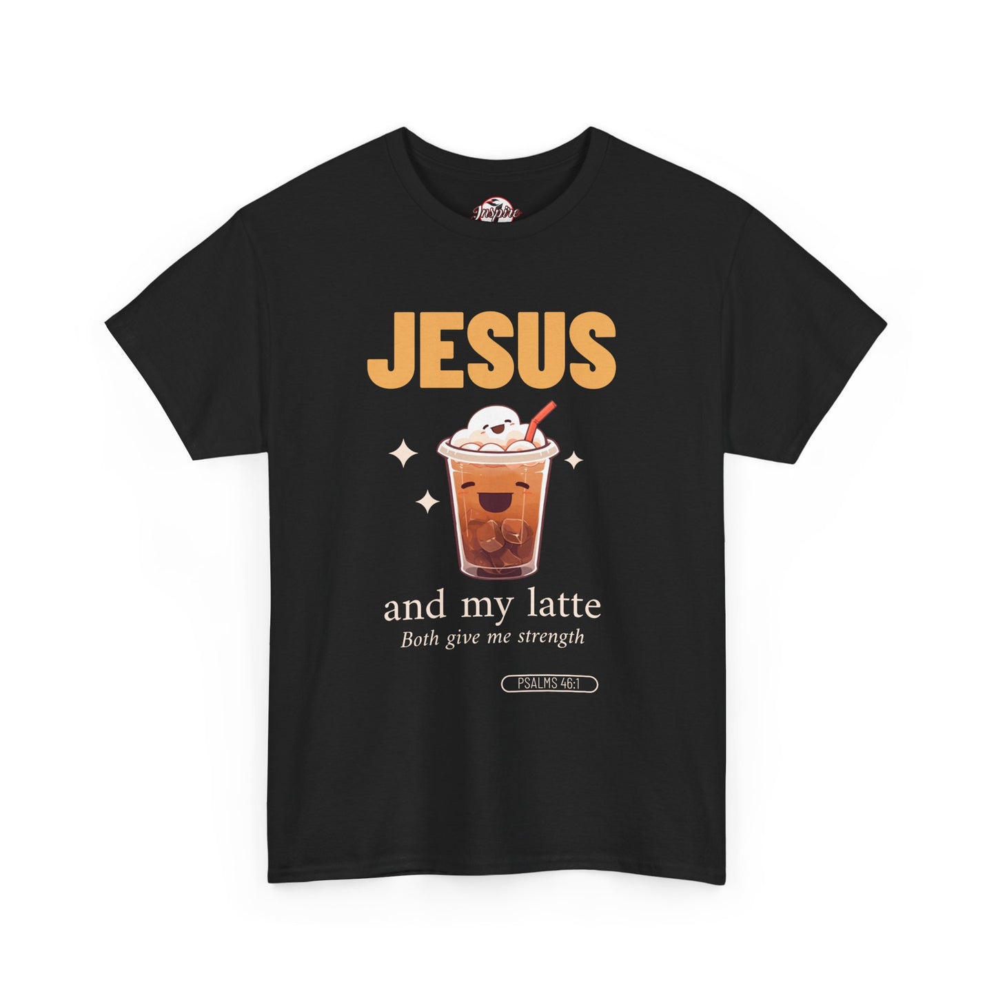 “Jesus and My Latte” Faith & Coffee Unisex Graphic Tee
